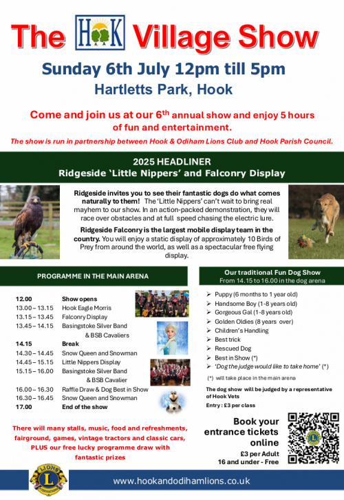 Hook Village Show Web 2025